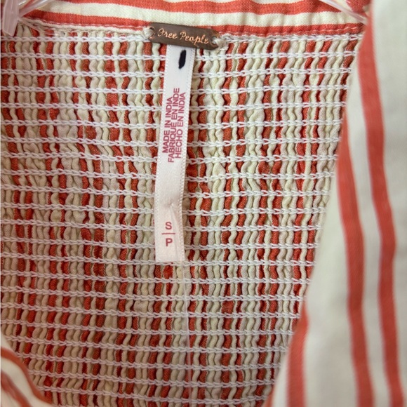 Free People Be Real Mini Dress in Rust Combo Size Small - Picture 7 of 7